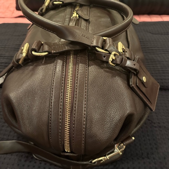 Genuine leather Cole Haan weekender bag. Used twice. In excellent condition. - Picture 2 of 5
